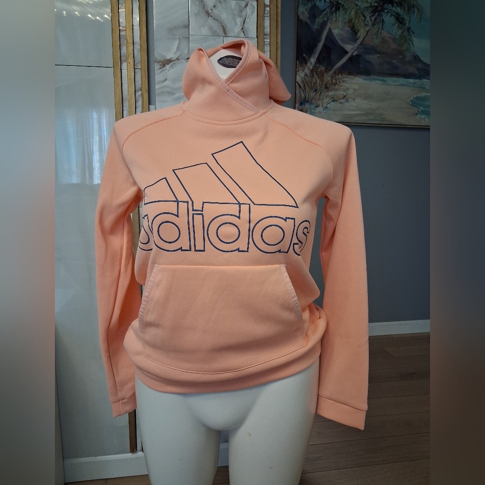 Adidas Women's Peach Hoodie Sweater